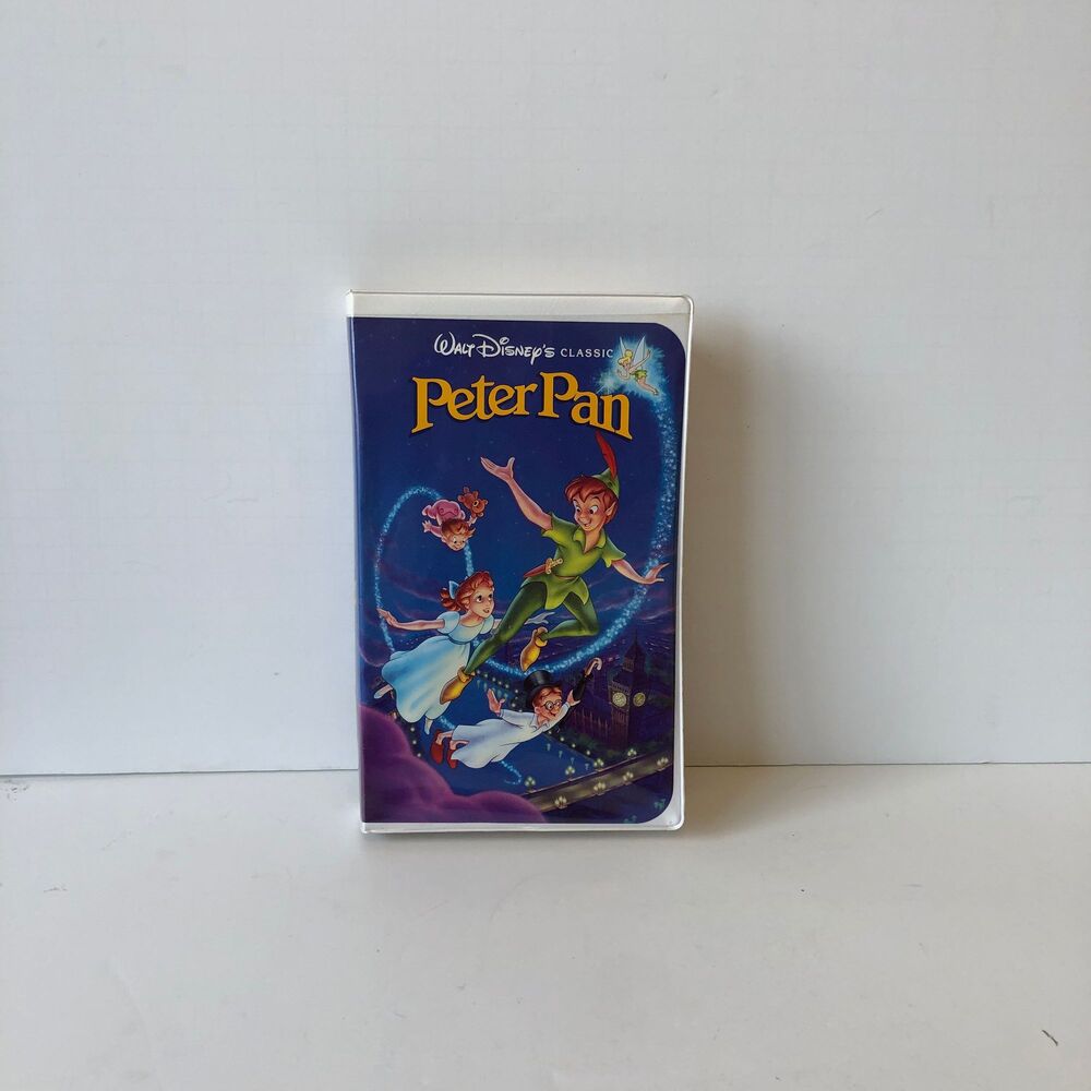 Walt Disney’s Peter Pan (VHS 1990) Black Diamond Edition Clamshell Rare
